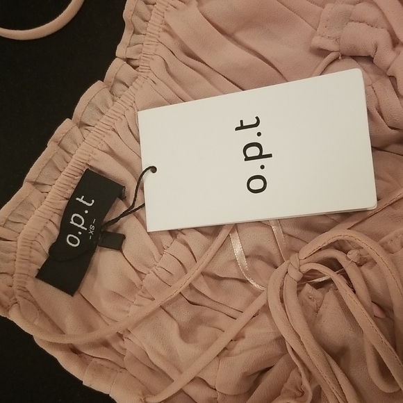๐O.P.T.๐ Gigi Dress ~ Chiffon Pink XS NWT - Picture 12 of 16